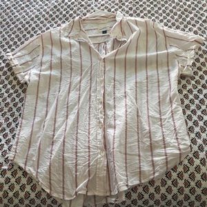 Button up trendy shirt